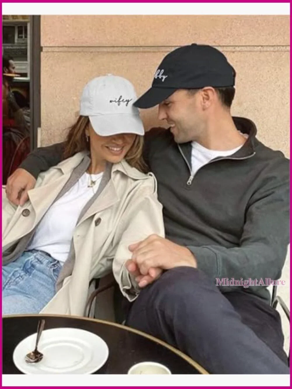 Matching Mr & Mrs Couples Baseball Cap Set Wedding Anniversary Gift